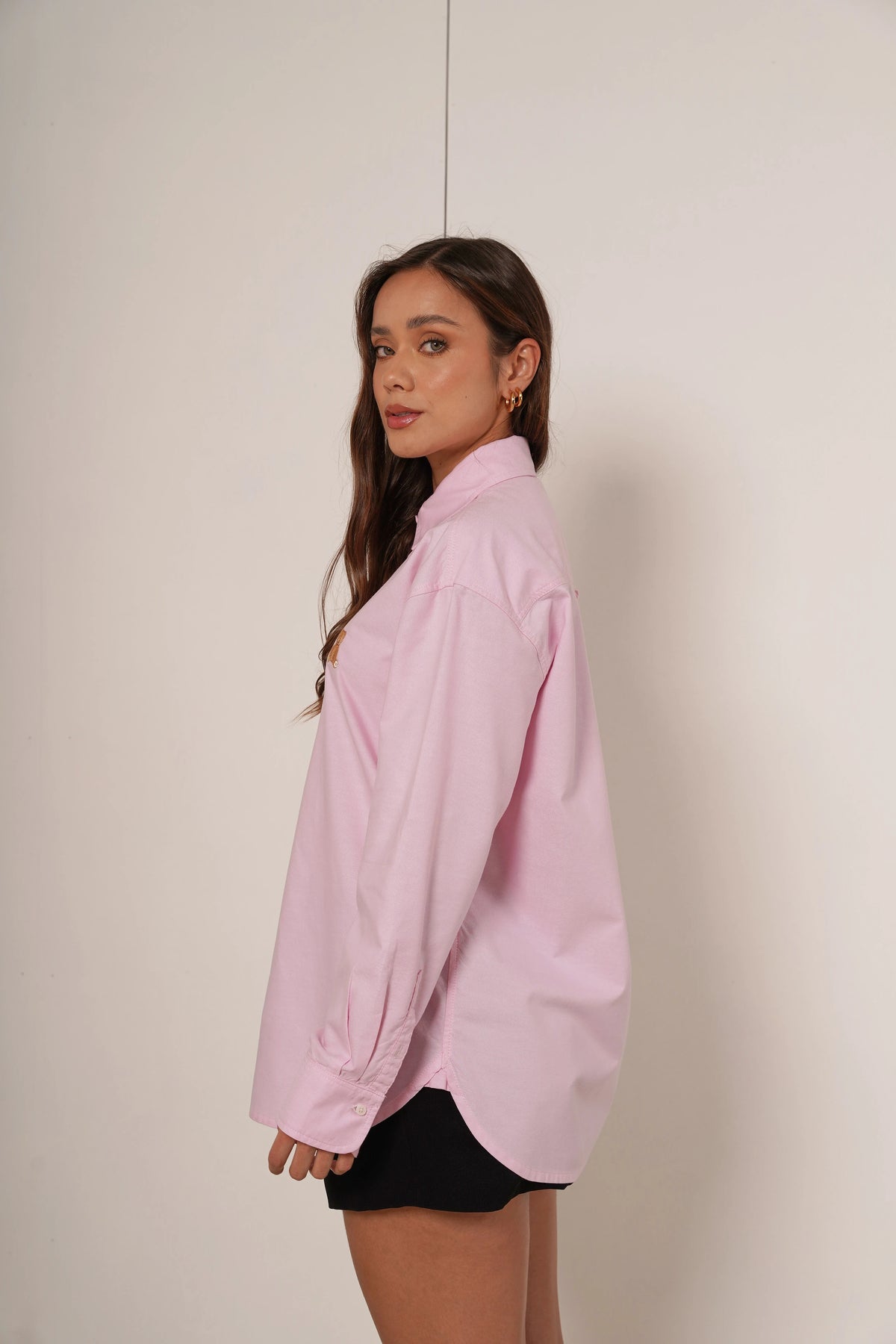 Teddy– camisa de Botones Oversize Pink