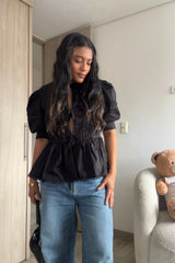 Blusa Rose Princess Negra