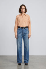 Teddy – camisa de Botones Oversize Yellow Ocre