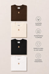 Pack 4 Camisetas