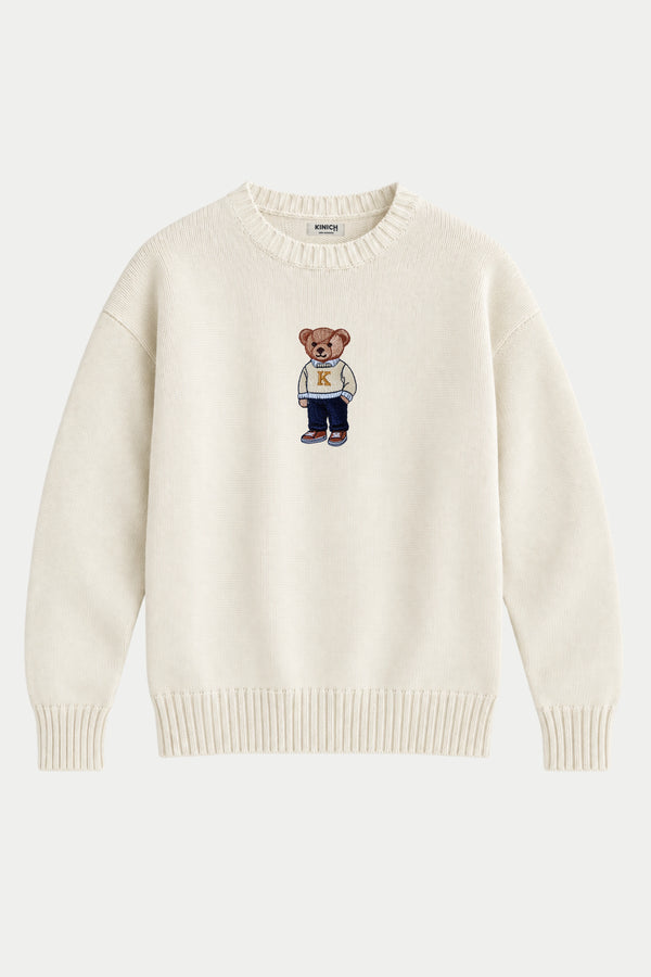Suéter Tejido Teddy Ivory