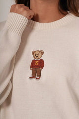 Suéter Tejido Clásico Teddy Ivory