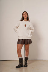 Suéter Tejido Clásico Teddy Ivory