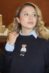 Suéter Tejido Teddy Azul