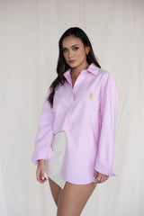 Teddy – camisa de Botones Oversize Pink