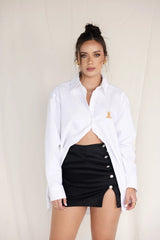 Teddy – camisa de Botones Oversize White