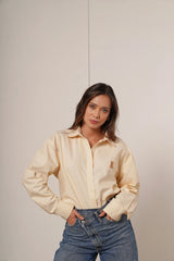 Teddy – camisa de Botones Oversize Yellow