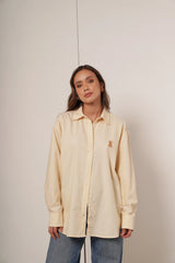 Teddy – camisa de Botones Oversize Yellow
