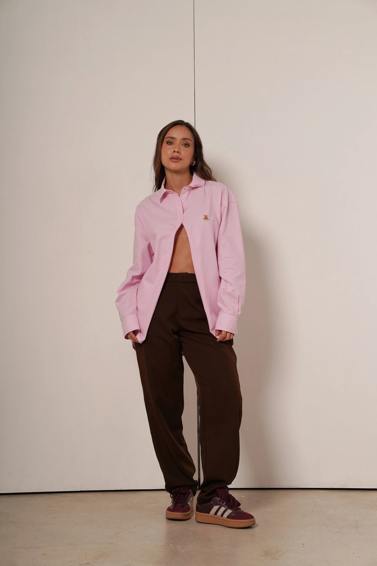 Little Teddy - Camisa de Botones Oversize