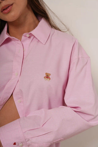 Little Teddy - Camisa de Botones Oversize