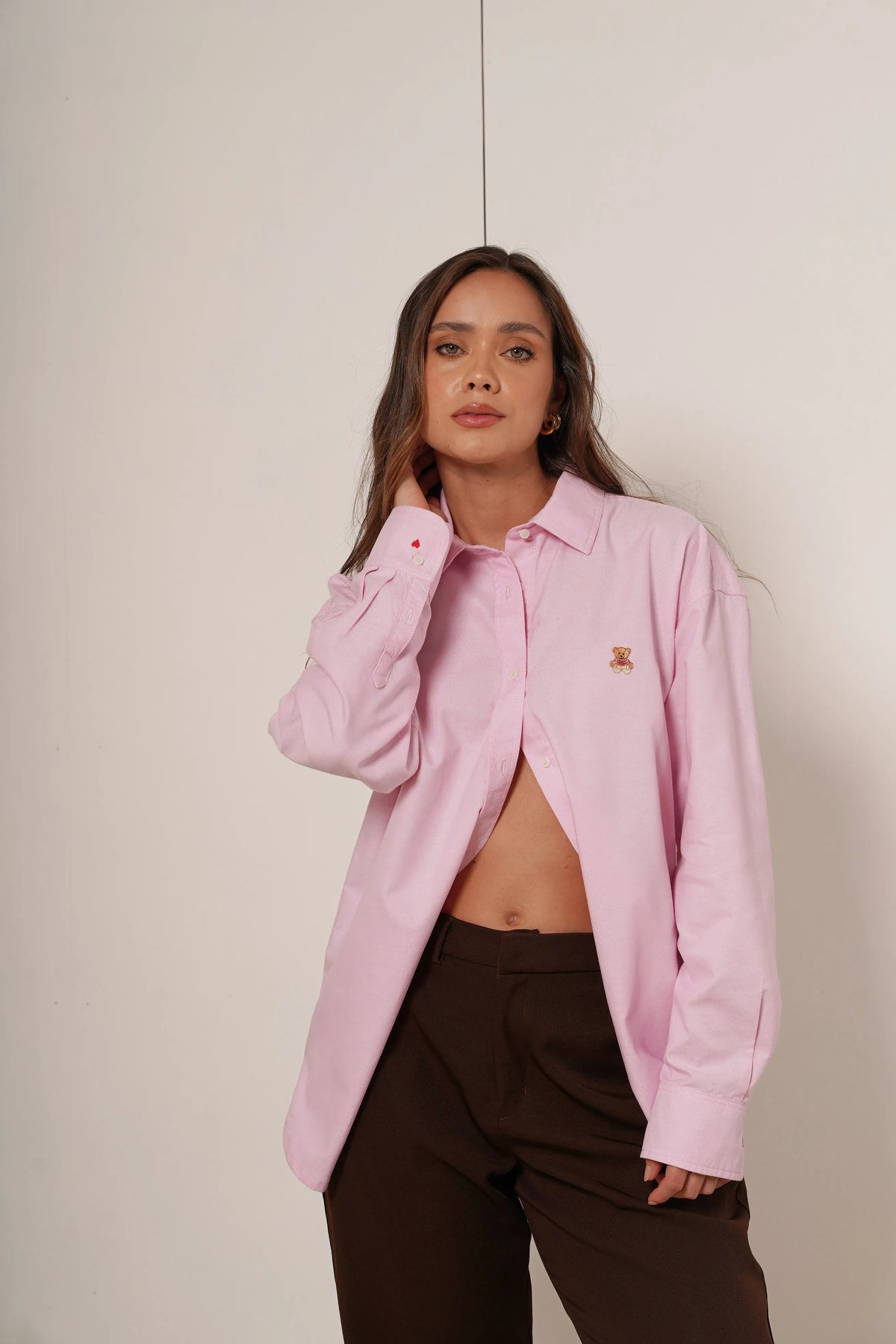 Little Teddy - Camisa de Botones Oversize