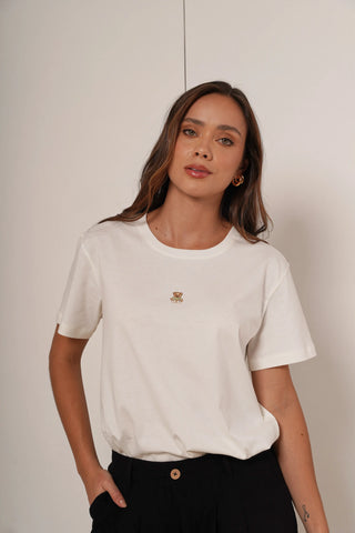 Paquete Camiseta Clásica Ted Azul/Marfil